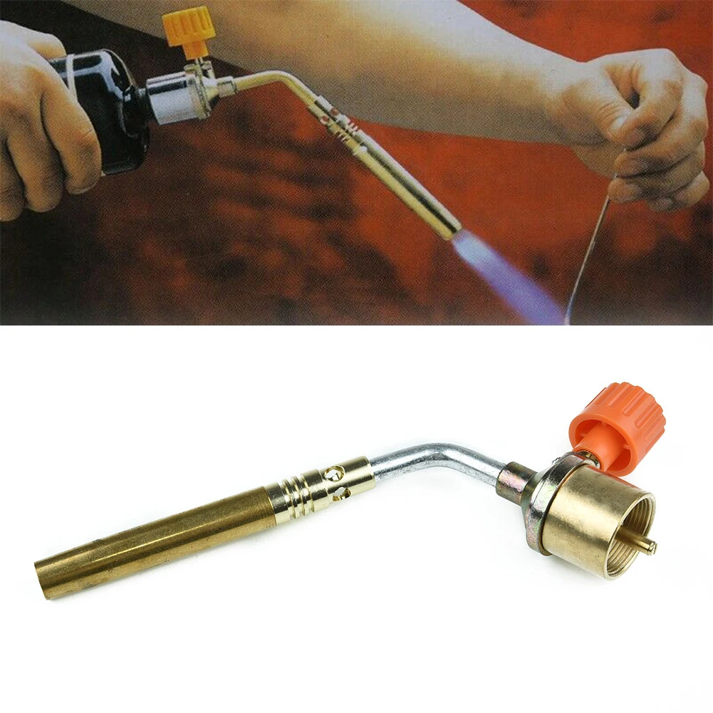 

Compact Gas No Self Ignition Plumbing Turbo Torch Propane Soldering Brazing Welding, Ideal For Portable Welding And Metalworking