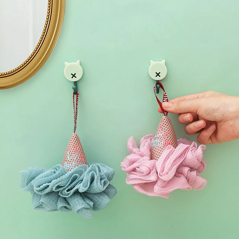 

Creative Cute Ice Cream Rubbing Bath Sponge Ball Baby Baths Flower Bath Towel Two-in-one Soft Scrub Cleaning Care Baths Ball
