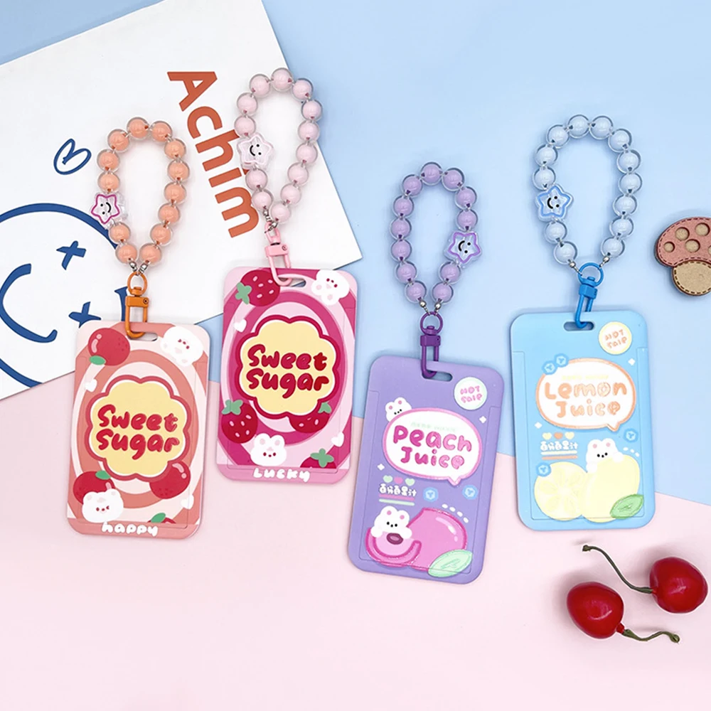 

Cartoon Idol Photo Sleeve Cute Photocards Protector Case Photo Frame Sliding Cover Bag Pendant Durable Lanyard Card Sleeve