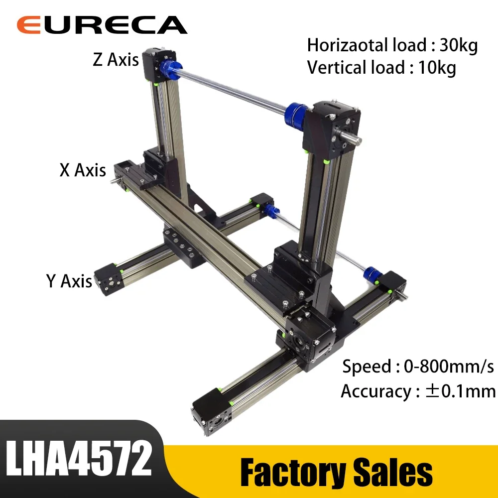 Высокоскоростной прецизионный синхронный ремень LHA4572 направляющий модуль XYZ