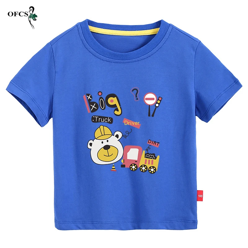 

Летняя детская одежда, детские футболки с коротким рукавом, модные детские топы с мультяшным принтом, Новое поступление свитеров для мальчи...