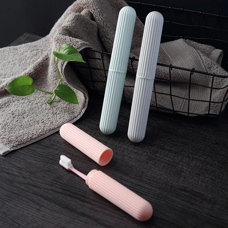 

Portable Toothbrush Box Holder Cover Protect Holder Camping Toothbrush Case Bathroom Accessories Travel Storage Dust-proof Case