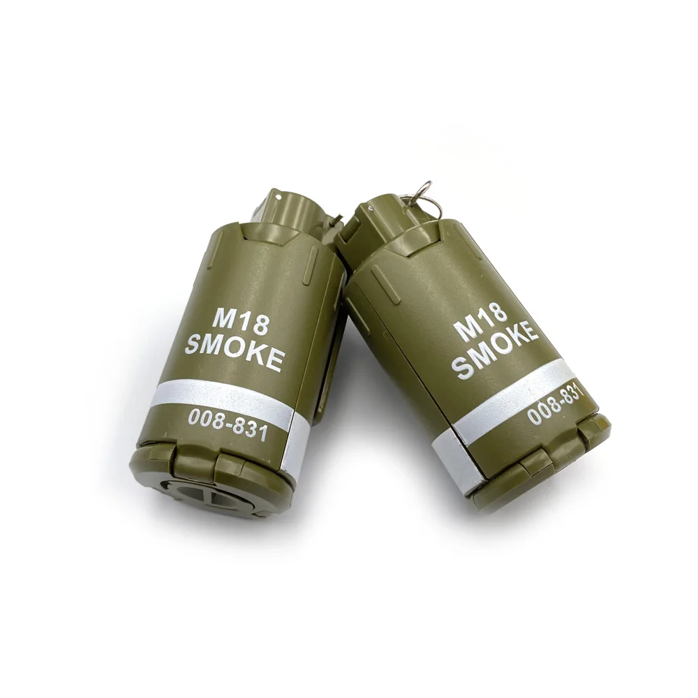 

Boy Gift Kids Toys for Boy m18 Grenade Style Smoke Bomb Hand Thrown Plastic Explosion Bomb for 6mm-8mm Water Gel Ball funny toy