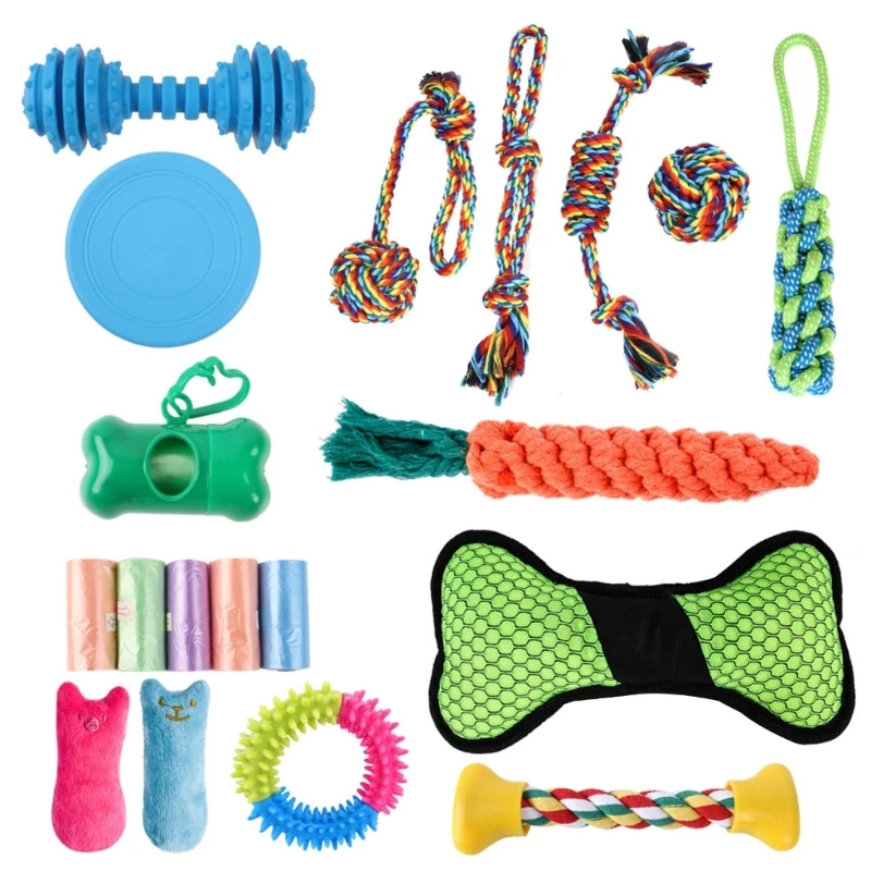 

Durable Dog Toy Dog Chewing Toy Interactive Pet Doggy Aggressive Teething Gift M6CE