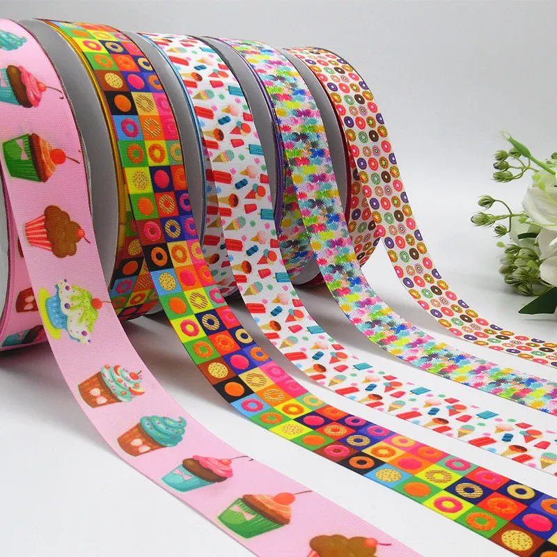 

10 ярдов, цветная тесьма с мультяшным рисунком, плотный полиэфирный ремень высокой плотности