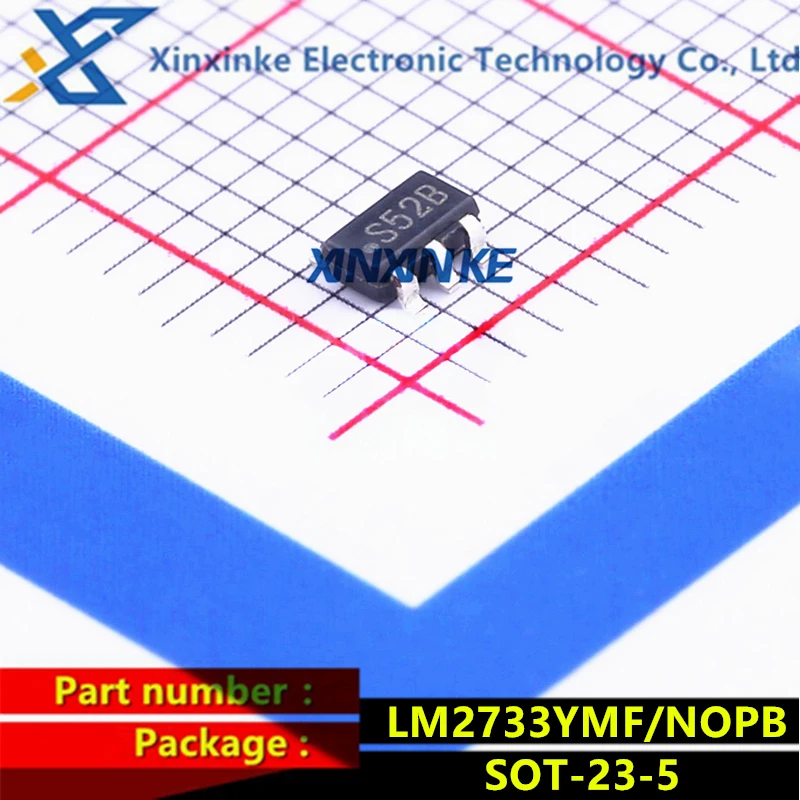 

LM2733YMF/NOPB SOT-23-5 Mark:S52B Switching Voltage Regulators 0.6/1.6MHZ BOOST CONVERTER Power Management IC Brand New Original