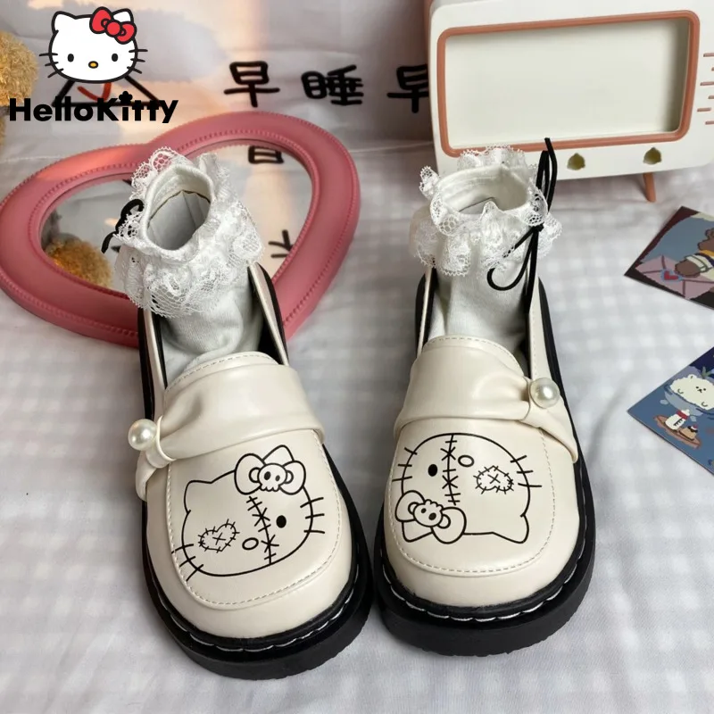 

Женские туфли «Hello Kitty», с круглым носком, «Мэри Джейн»