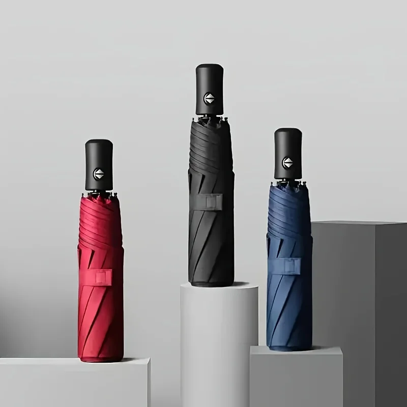 Модный большой зонт для путешествий, мощный водонепроницаемый Зонт с ...