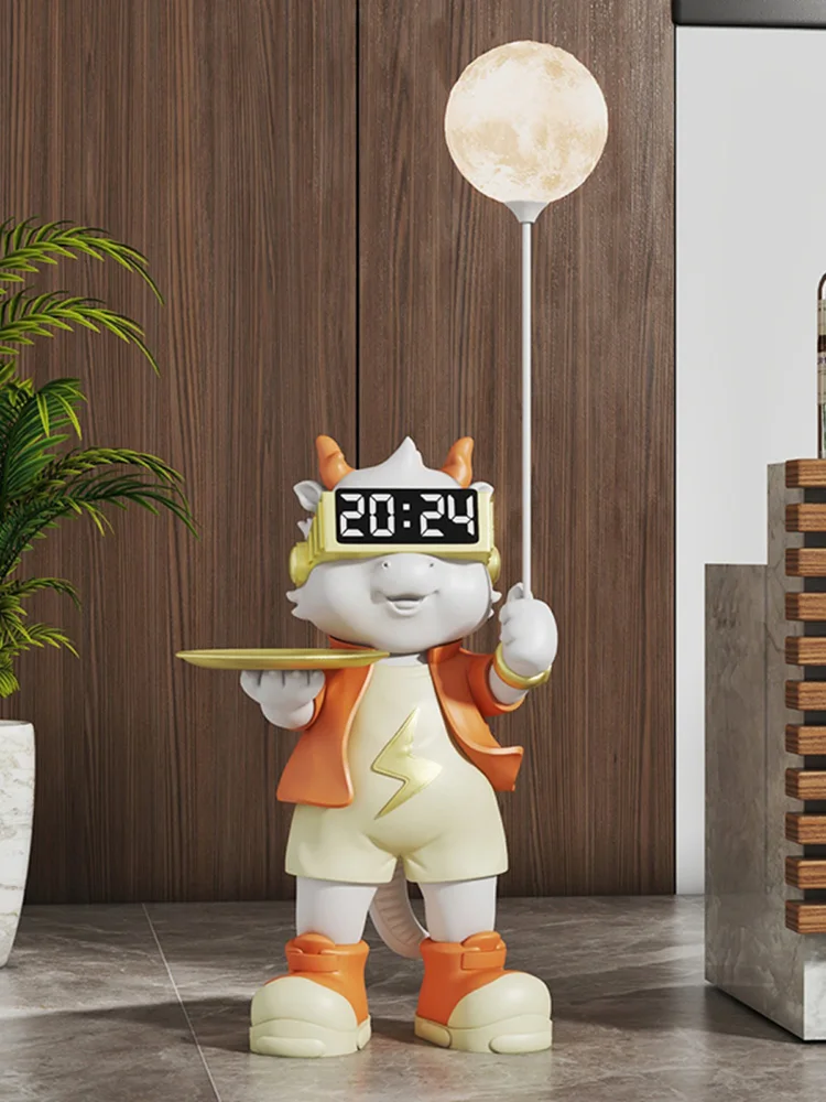 Декор для дома с мультяшным драконом скульптуры скандинавский большой пол декор