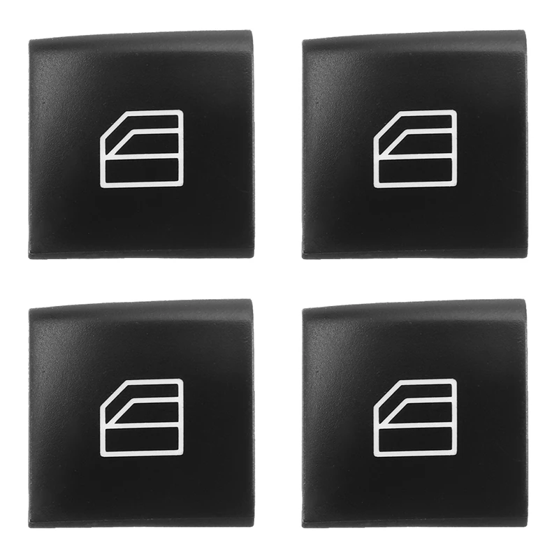

4Pcs Master Window Switch Repair Button Caps For -Mercedes ML GL R Class W164 X164 2518300290 2518300390