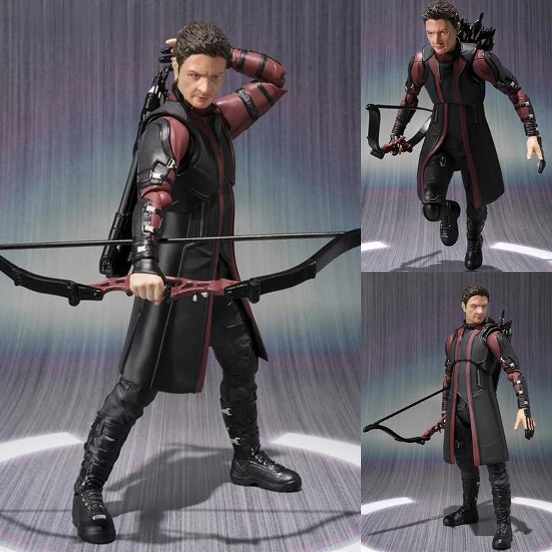 

Женская экшн-фигурка Marvel SHF Hawkeye Avengers Age of Ultron, 6 дюймов, 15 см, оригинальная модель, коллекция игрушек, подарок для хобби