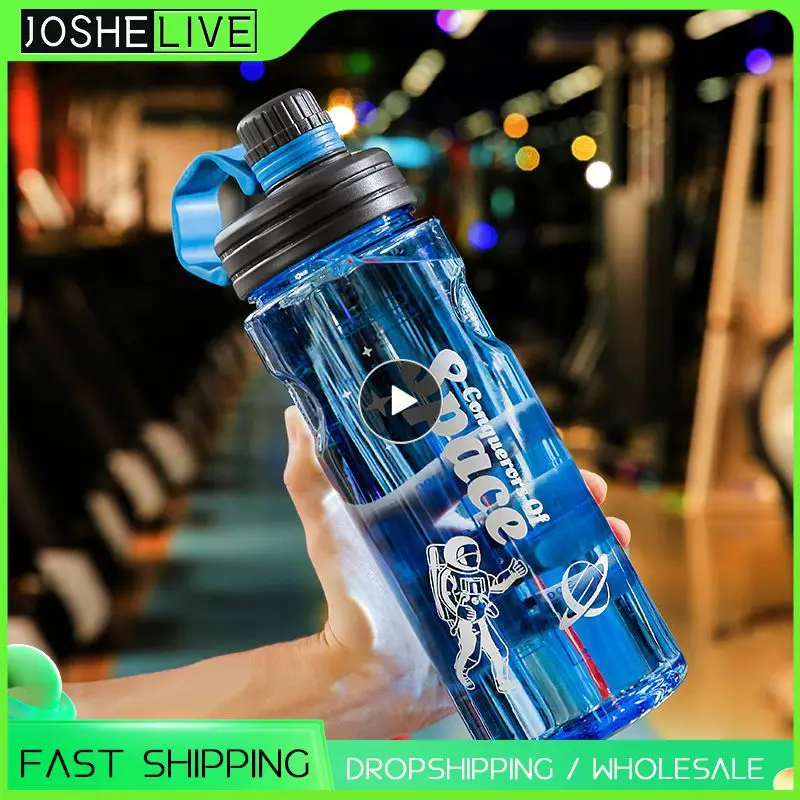 1~10PCS Food Grade Plastic Water Cup 1100/1500/2000/3000ml Outdoor Sports Bottle Portable Sports Drinking Bottle Water Bottle