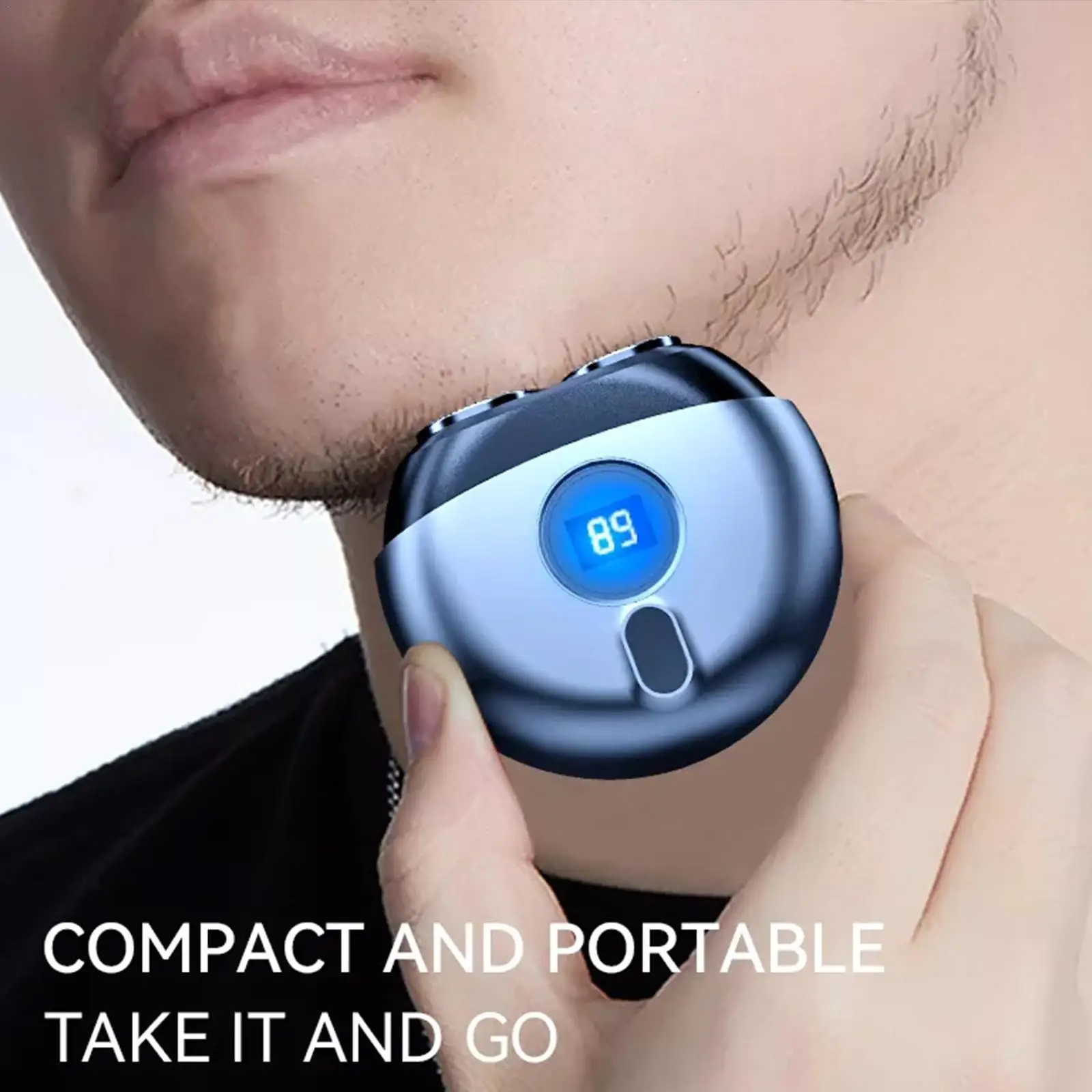 

Mini Razor Portable Rechargeable Electric Fly Saucer Razor Waterproof Barber Rotary Shaver Beard Shavers For Men Tavel Trimmer