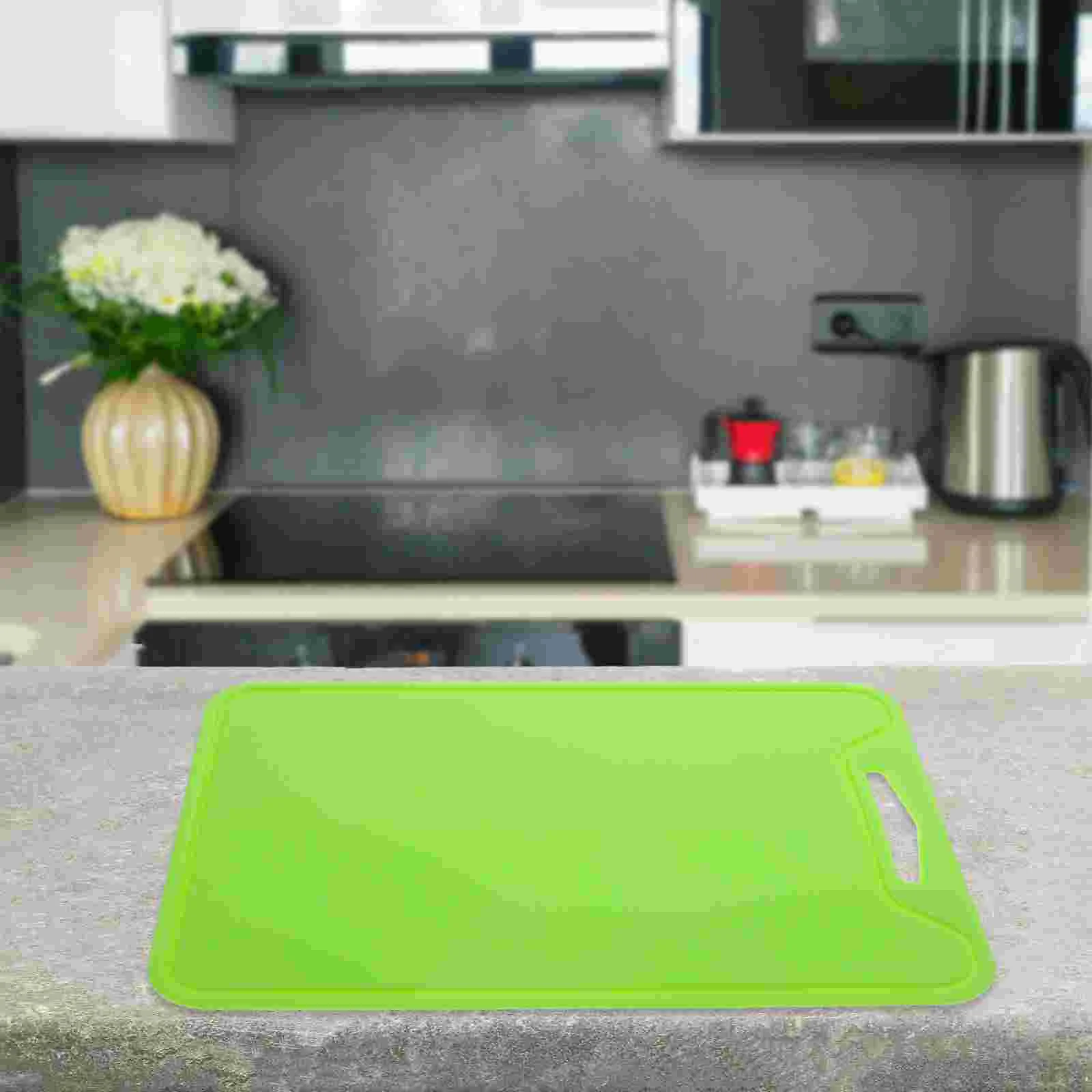 

Cutting Board Silicone Kitchen Vegetable Square for Household Multi-function Food Chopping Travel