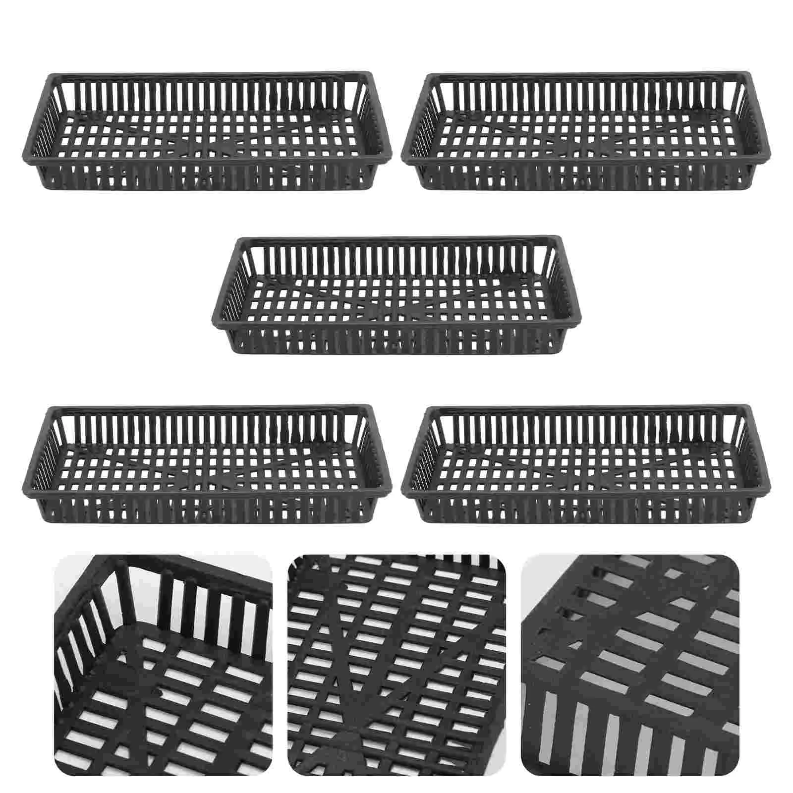 

5pcs Basket Aquatic Basket for Ponds Mesh Aquatic Basket Nursery White Net Aquarium Pot