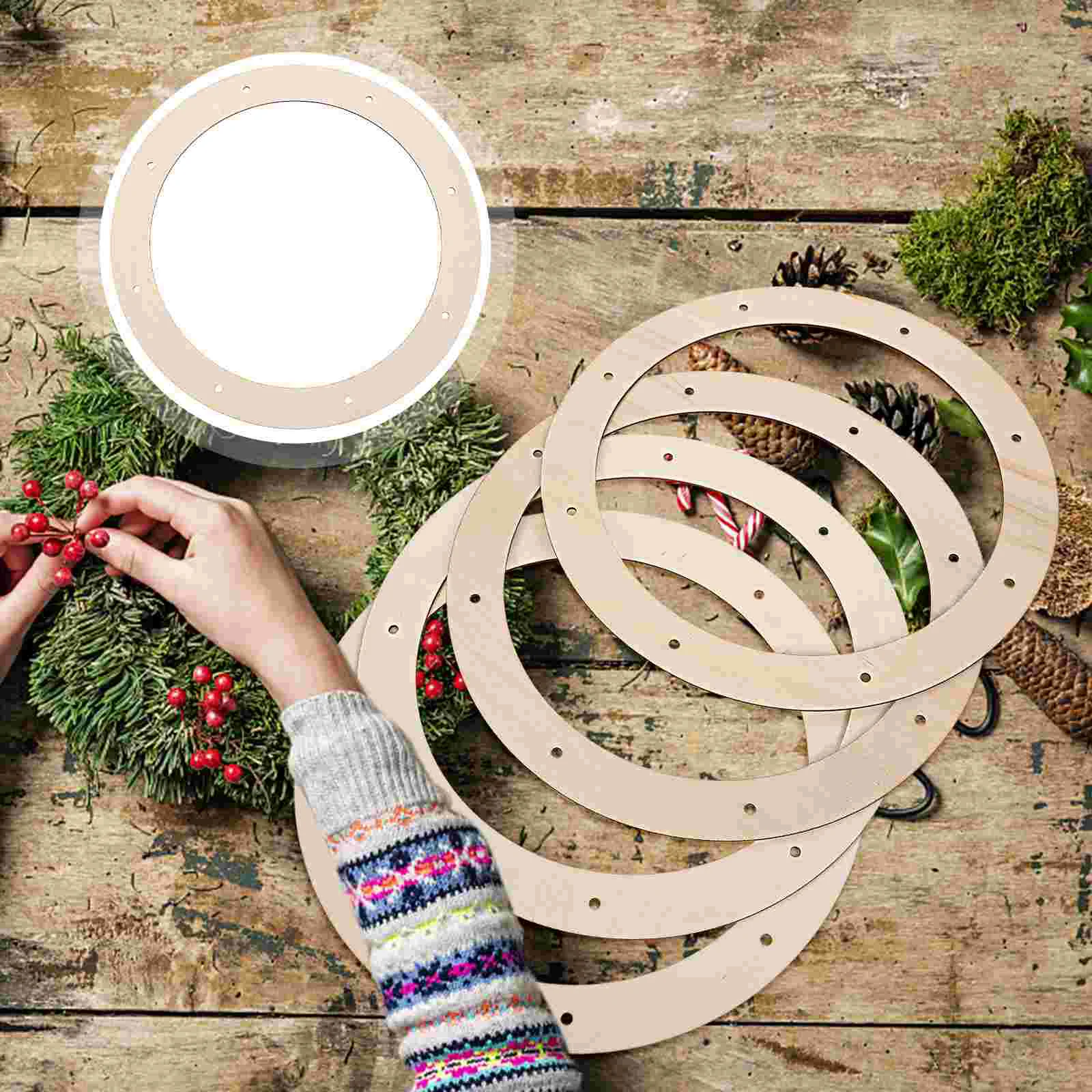 

Wreath Frame Rings Floral Round Making Wire Frames Christmas Hoop Wood Decor Ringgarland Craft Form Diy Hoops Circle Flower