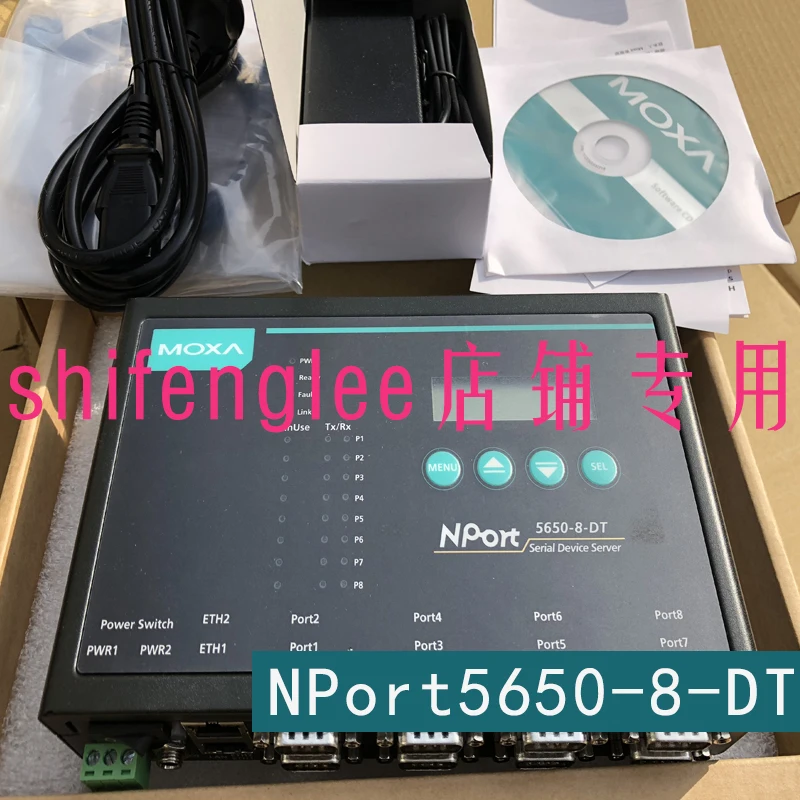 

Mosa MOXA NPORT5650-8-DT RS232 422 485 8 port serial server