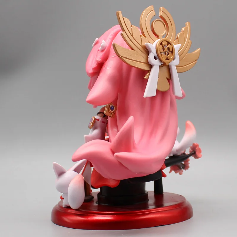 Коллекционная Фигурка Genshin Impact Yae Miko Gk Q-version-милая Лиса Для Девочек Украшение