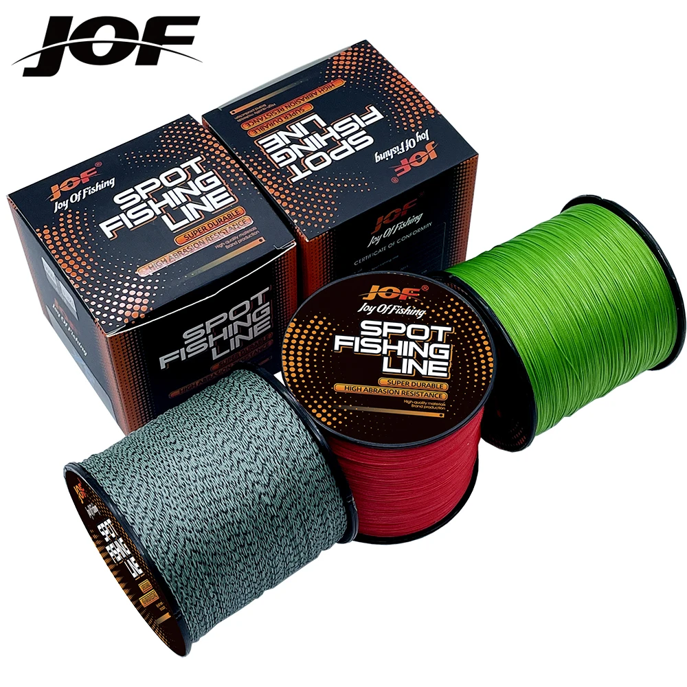

Рыболовная леска JOF 8,2-35,8 кг, 18-78LB, 8-жильный удлинитель, сверхдлинный круглый плетеный многонитевой удлинитель, 500 м, 300 м, 100 м