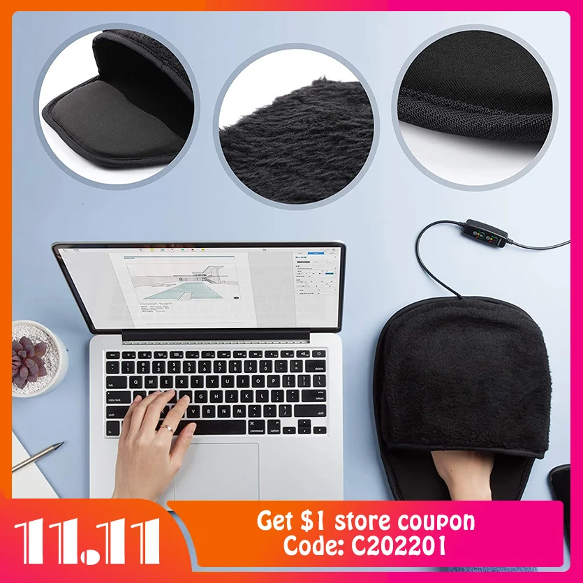 

Winter Muismat Usb Verwarming Mousepad Voor Computer Pc Laptop Notebook Typen Handwarmer Gaming Muis Mat Pc Office Mousepad