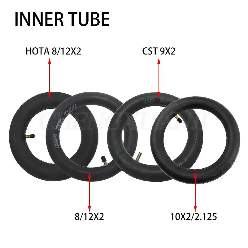 

8 1/2x2 внутренняя трубка 10x2/2.50 внутренняя камера с прямым клапаном или фото подходит для многих видов электрического скутера