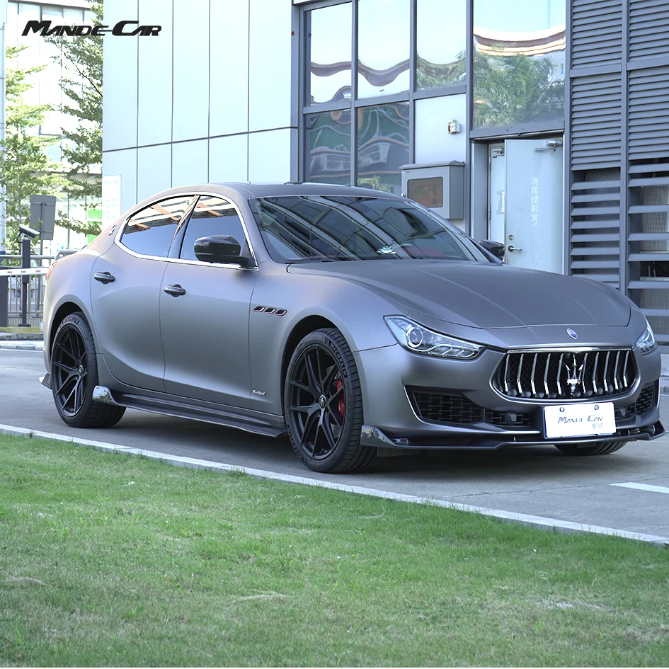 MDK комплект из углеродного волокна для Maserati ghiblai передняя боковая юбка задний
