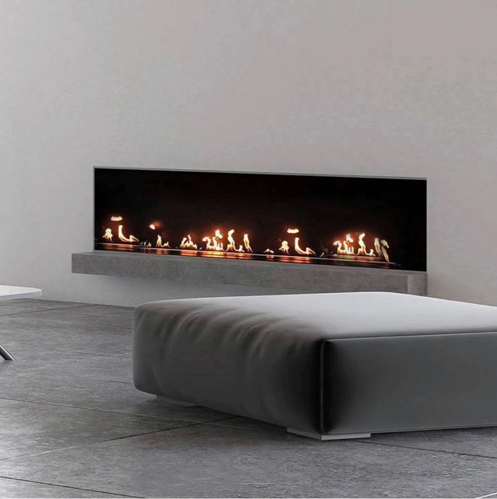 Современный камин Inno-living Fire 120см с дистанционным управлением/Wi-Fi