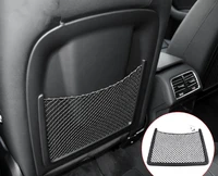 2pcs original car upgraderear seat net pocket rear backrest storage multifunctional for audi a3 a4 a4l a5 a6 a7 q3 q5