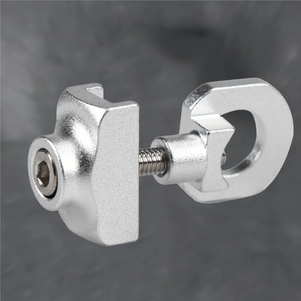 

Chain Tension Adjuster Bike Rollers Tensioner Universal Motorcycle Chain Regulator Repair Tool for Folded Road Bike ( Silver )