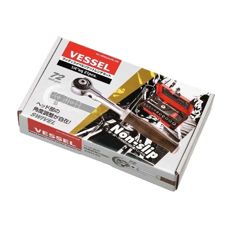 VESSEL Франчайзинговый рукав серии NO. HRW набор нескользящих деревянно-композитных