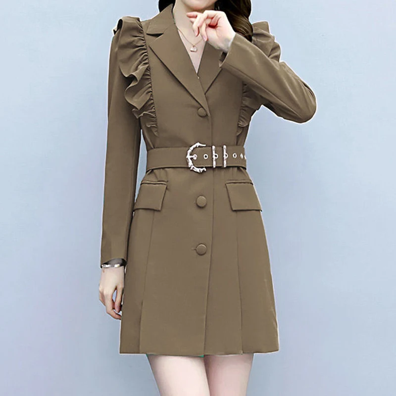 Женское платье в стиле ретро зеленое вечернее свободного покроя осень 2023