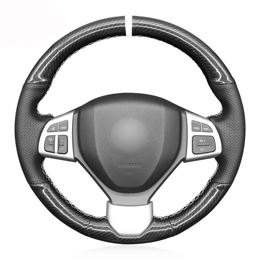 

Искусственная кожа черного цвета из углеродного волокна для Suzuki Swift 2011-2017 Swift Sport 2011-2017 Vitara S 2015-2019