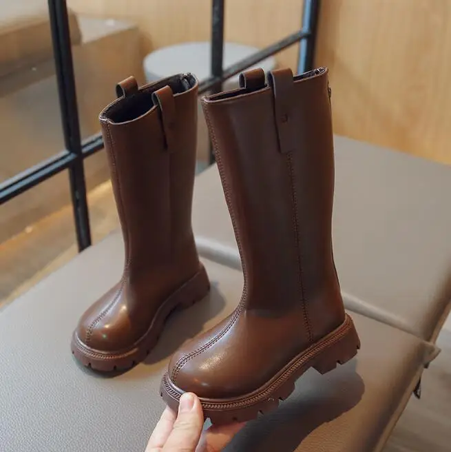 

Girls Long Snow Boots Autumn Winter Fashion Beautiful Princess Sneakers Non-slip Performance Kids Boots Children Girl Shose