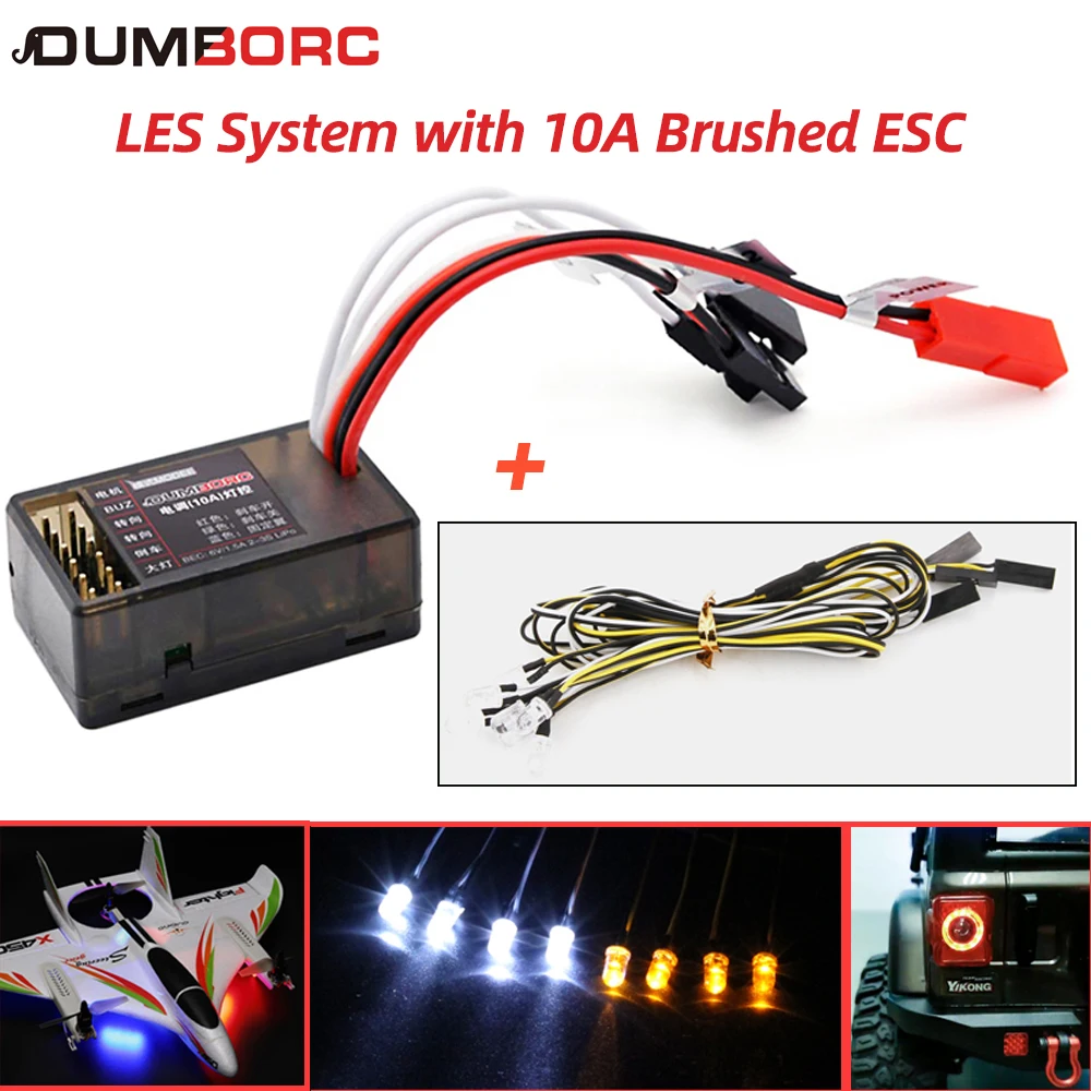 Электронная система управления скоростью для радиоуправляемого автомобиля 1/10 1/8, HSP TAMIYA CC01 4WD Axial SCX10