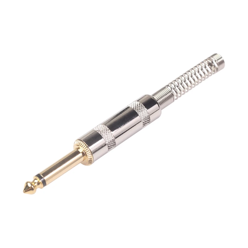 

Гитарный кабель 6,35 мм, аудиокабель, Сварочная вилка «сделай сам» для сварки различных кабелей для электрогитары, микрофонных кабелей