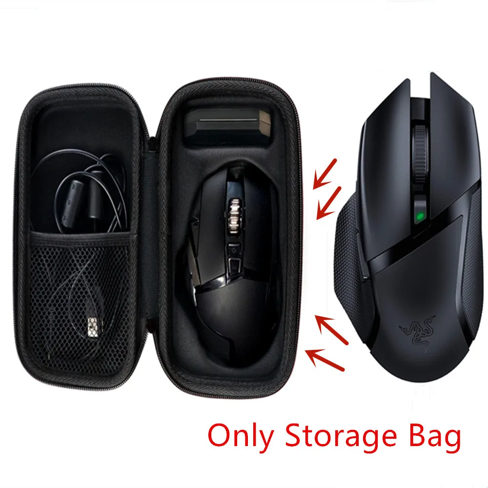 

High Quality EVA Hard Case Storage Bag For Razer Basilisk X Hyperspeed Wireless Gaming Mouse Accessories Dustproof Carrying Box