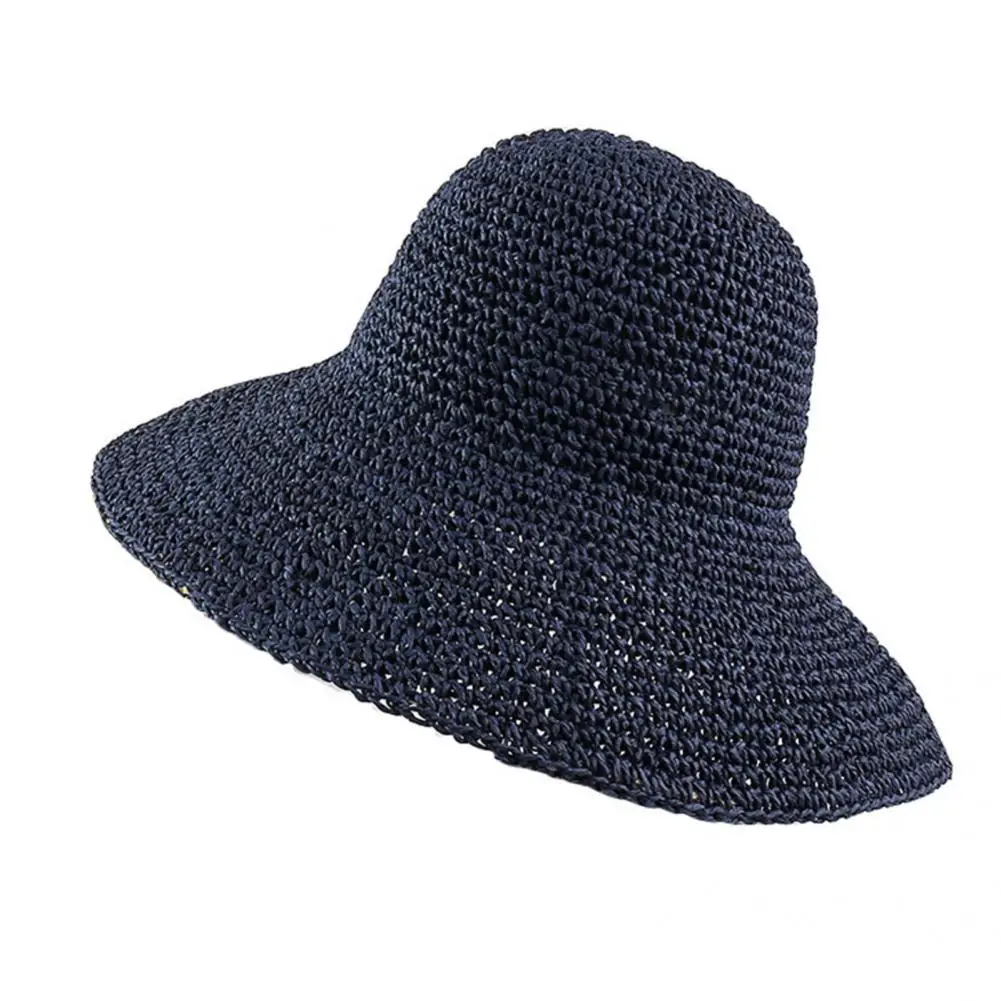 

Sunshade Great Good-looking Straw Hat Portable Panama Hat Soft Outdoor Supply