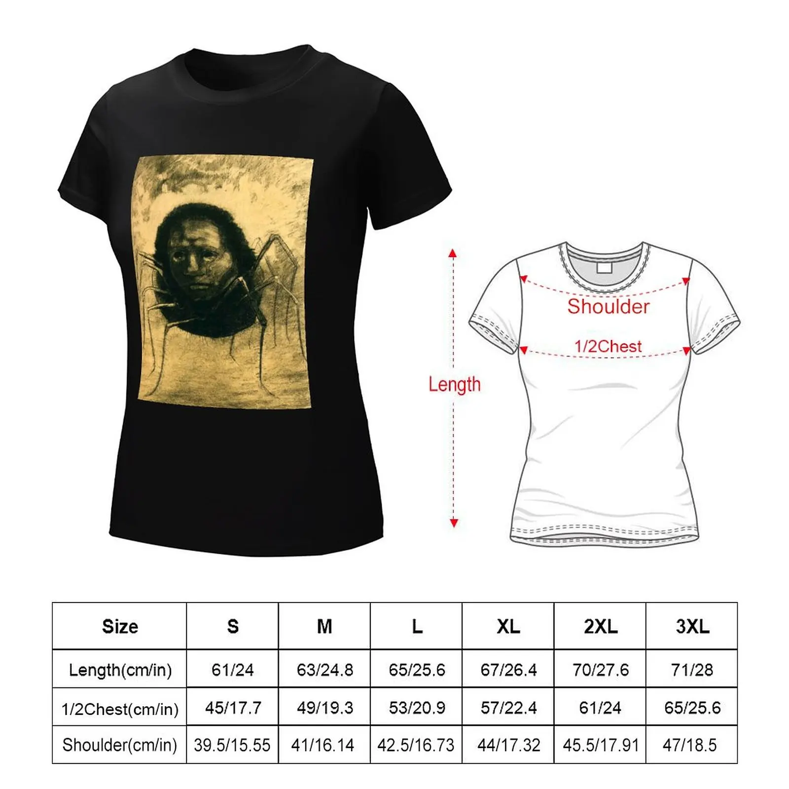 Футболка The Cry Spider от Odilon Redon женская одежда с животным принтом быстросохнущие