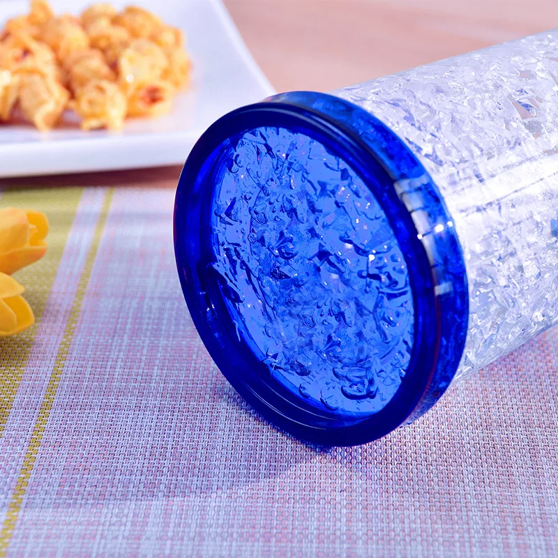 Двойная настенная гелевая замороженная морозильная камера искусственная пивная