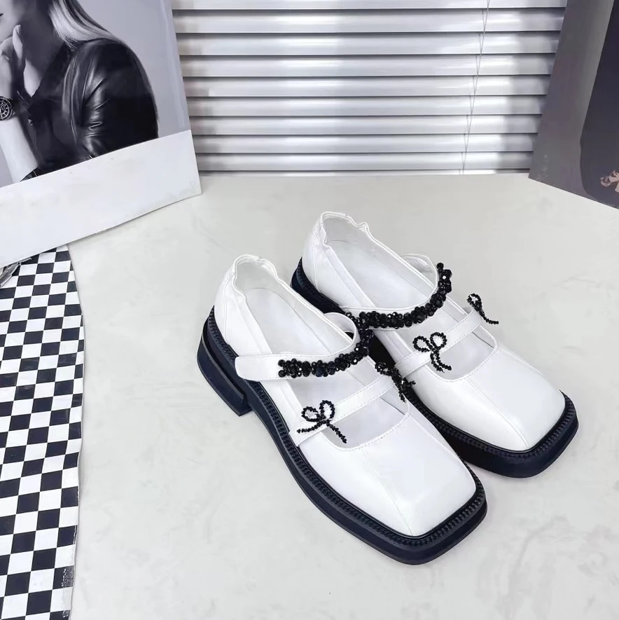 

Ollymurs summer sponge cake thick bottom with bead curtain single shoes for women comfortable