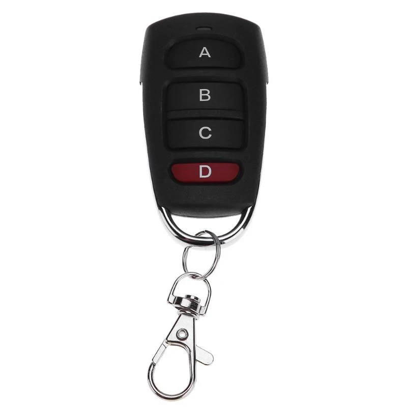 

2/4/5PCS 433MHz Wireless Copy Remote Control Garage Door Remote Control Backup Remote Key Clone Remote Control QBMY