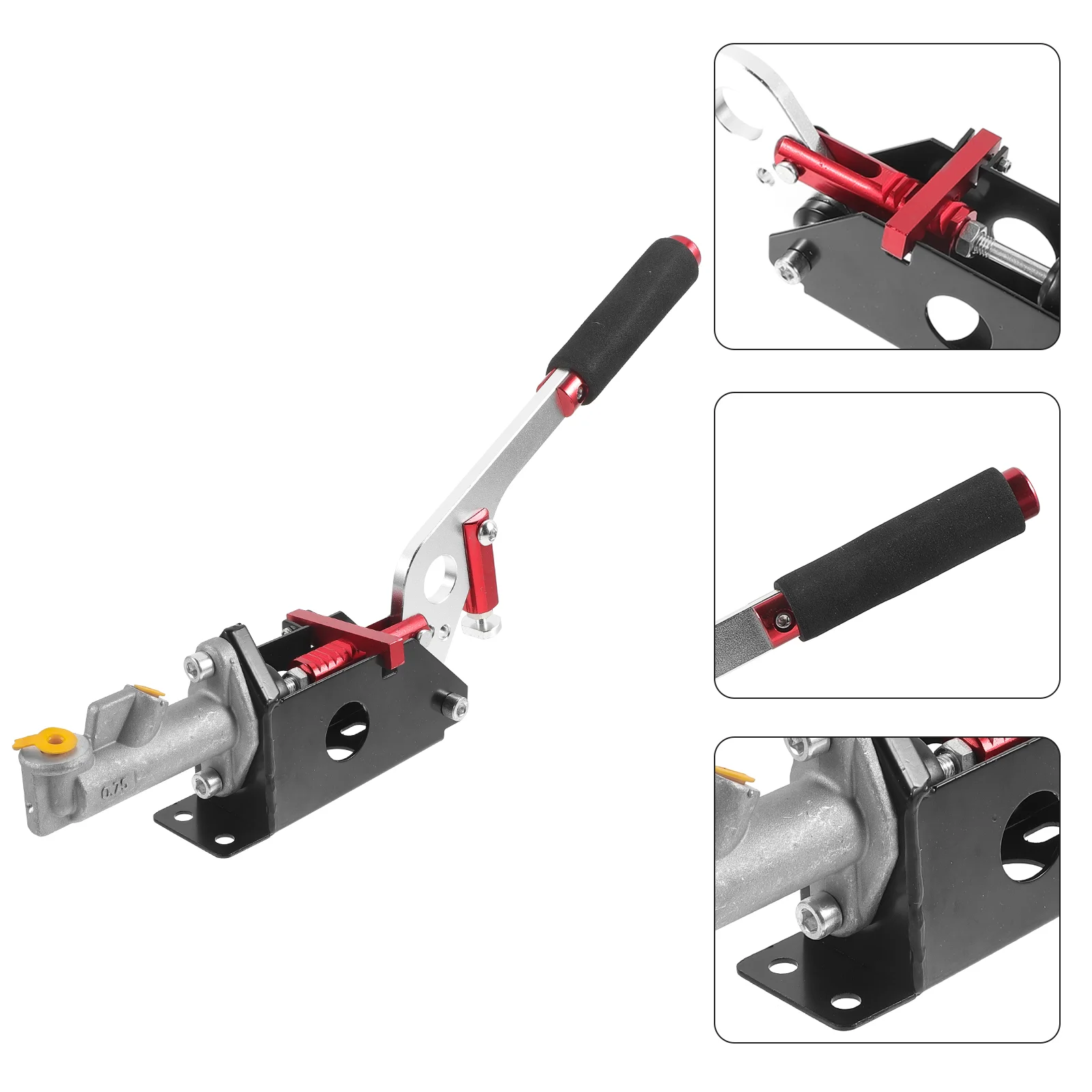 

Car Hand Brake Hydraulic Handbrake Racing Handbrake Drift Hand Brake Parking Oil Tank Fluid Reservoir E- Brake Lever Universal