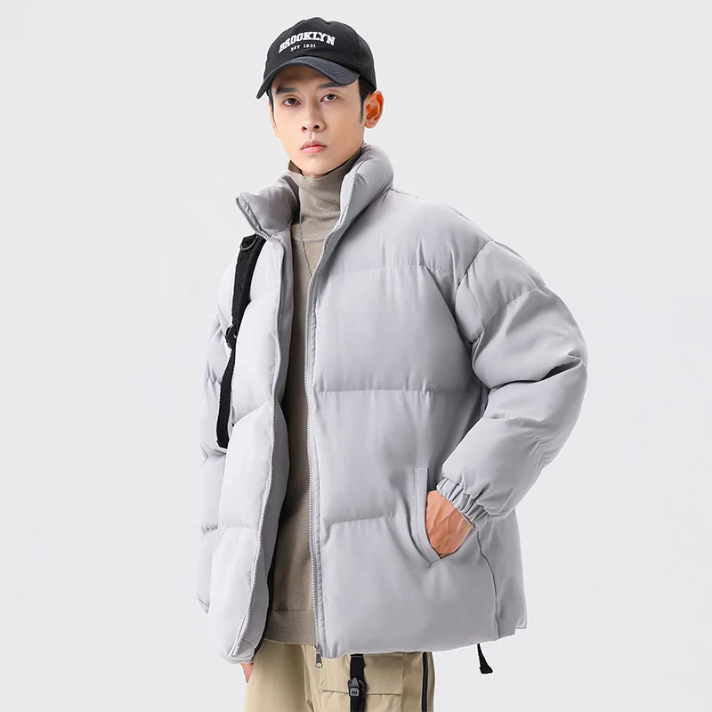 7 Colors Winter Jacket Men Warm Fashion Casual Thick Down Jacket Men Streetwear Loose Short Coat Mens Parker Large Size M-5XL