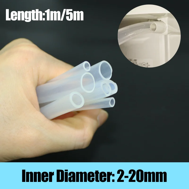 Силиконовый шланг прозрачный пищевой безвкусный устойчивый к высоким