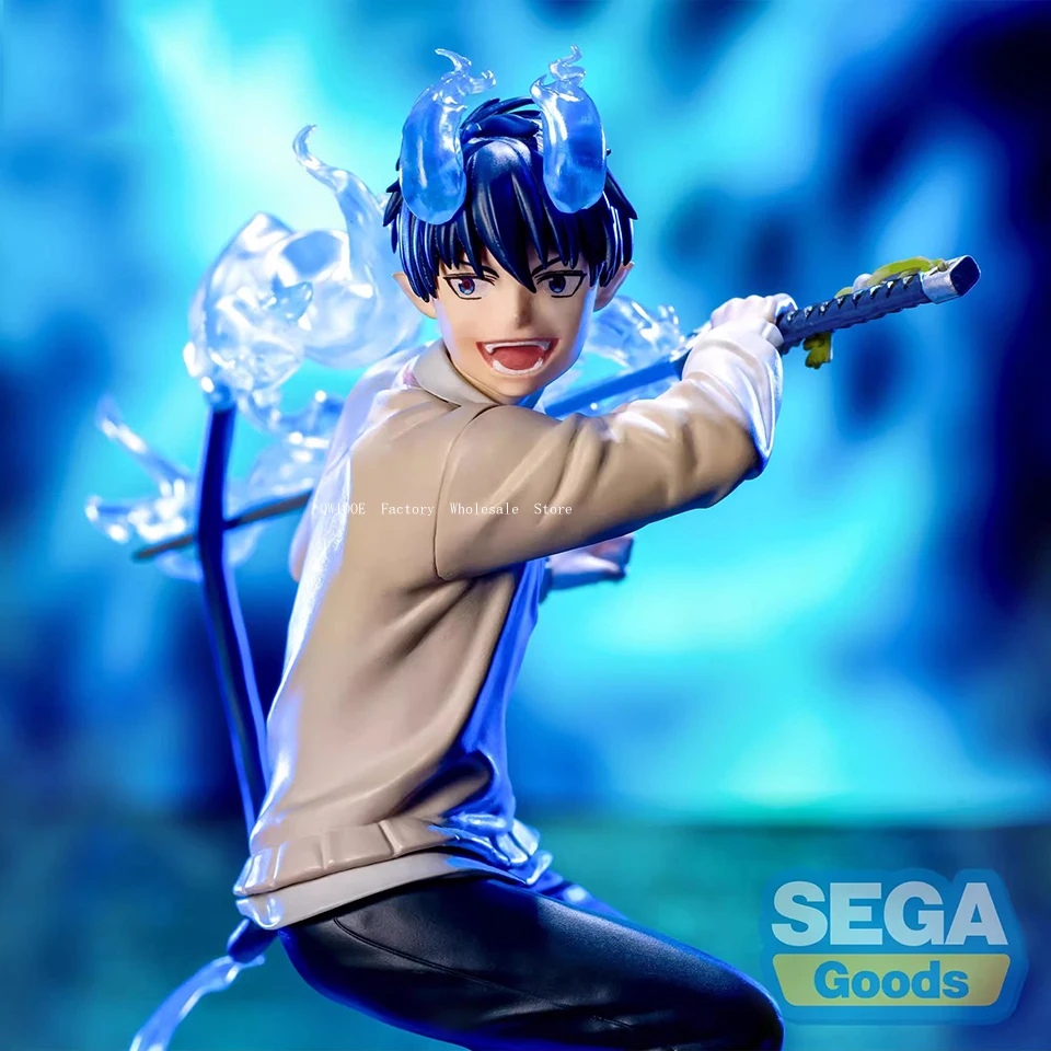 Фото Высоковосстанавливаемая синяя фигурка экзорциста, модель SEGA 14 см Okumura RinOkumura Yukio, аниме-коллекционная игрушка, подарок для фаната 2025 Sought-After №2