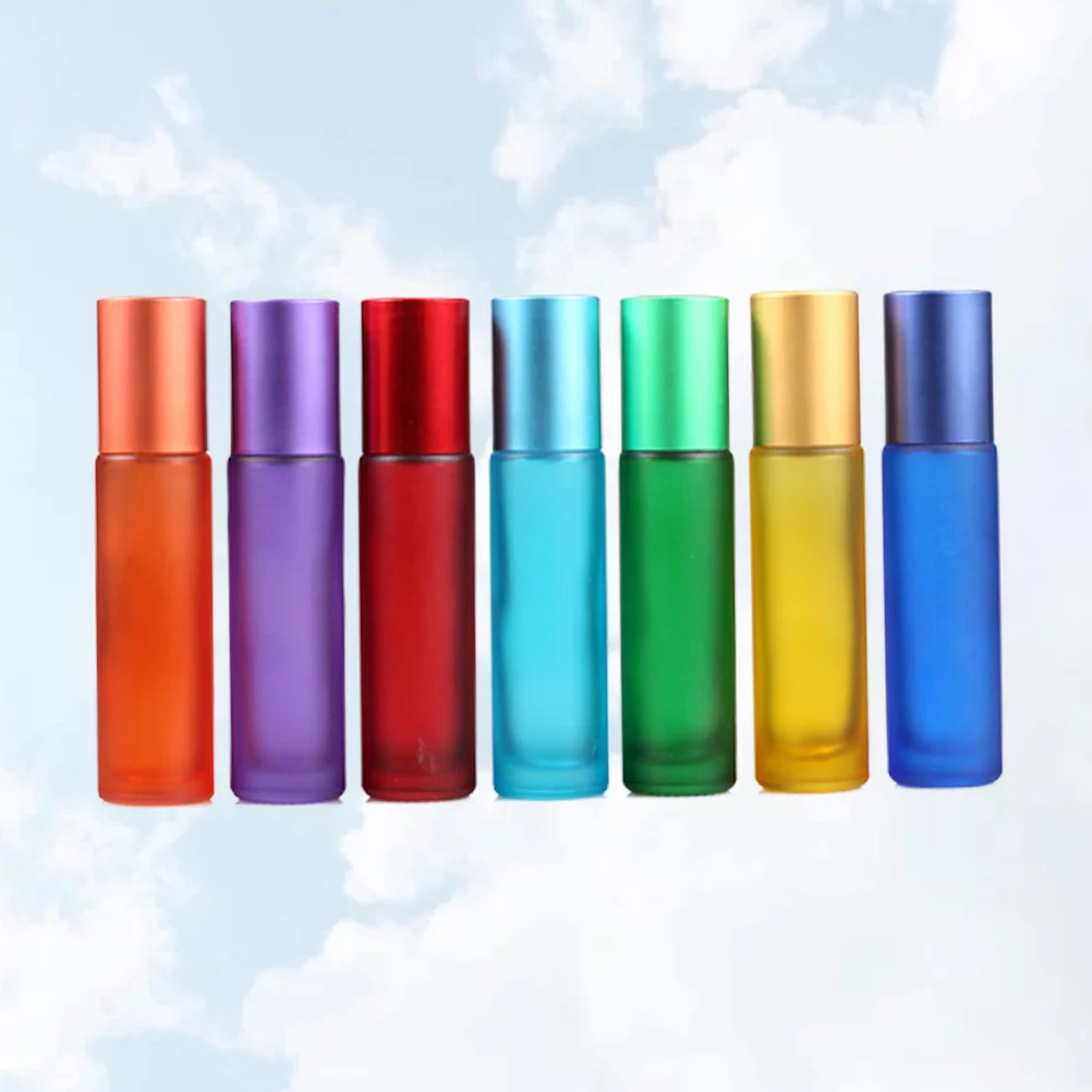 

Perfume Roller Roll Tube Empty Oil Refillable Rolling Essential Aromatherapy Tubes Lip Gloss Dispenser Amber Rollerball Sample