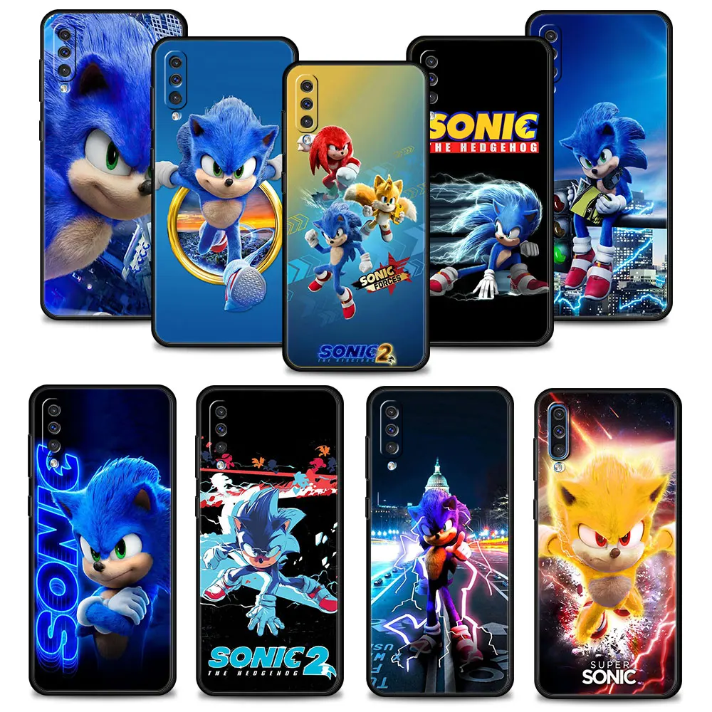 Phone Coque Cool Super Sonic the Hedgehog 2 Shockproof Black For Samsung Galaxy A20e A70 A30 M31 A40 A20s M30s A50 A10 M62  - buy with discount