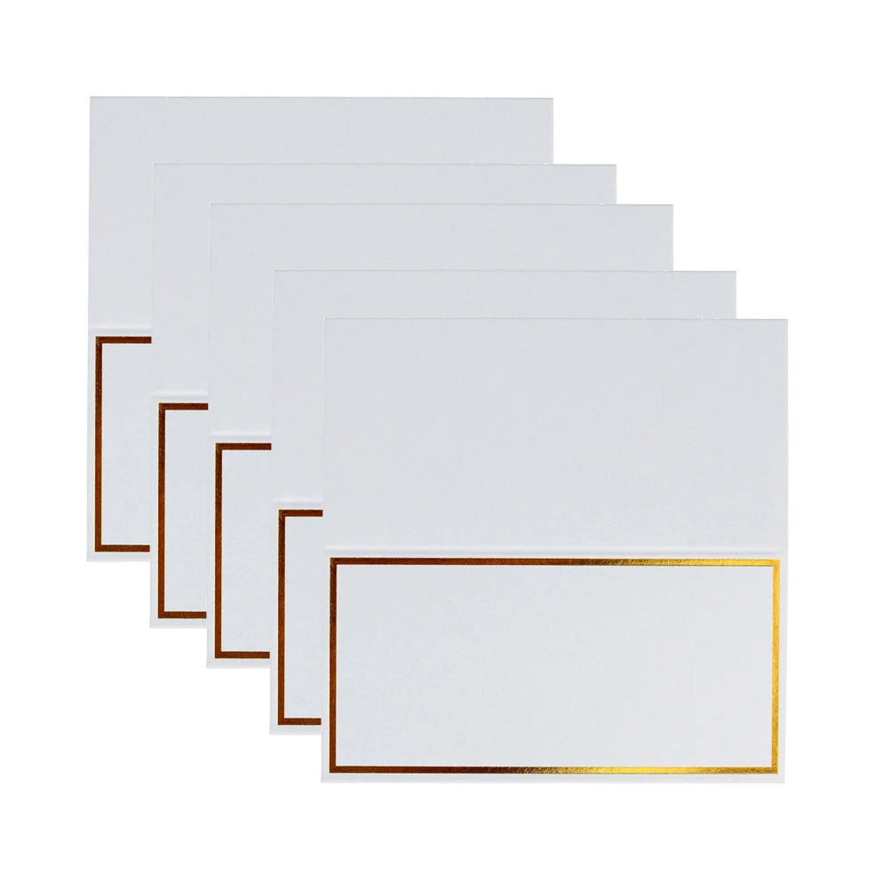 

20 Pcs Buffet Food Labels Wedding Seat Party Card Place Name Business Paper White