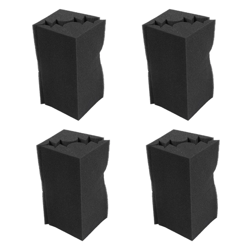 

16 Pcs Corner Bass Trap Acoustic Panel Studio Sound Absorption Foam 12X12x24cm