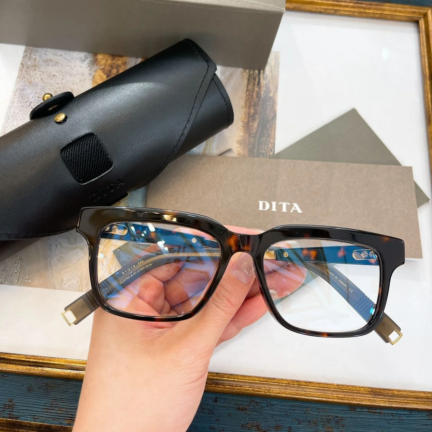 

Солнцезащитные очки DITA DLX702 для мужчин и женщин, популярные антибликовые деловые ретро-очки для вождения, с поляризационными линзами UV400